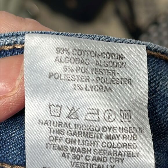 Warp + Weft Los Feliz High Rise Relaxed Straight Jeans Size 29/28 - Picture 7 of 7